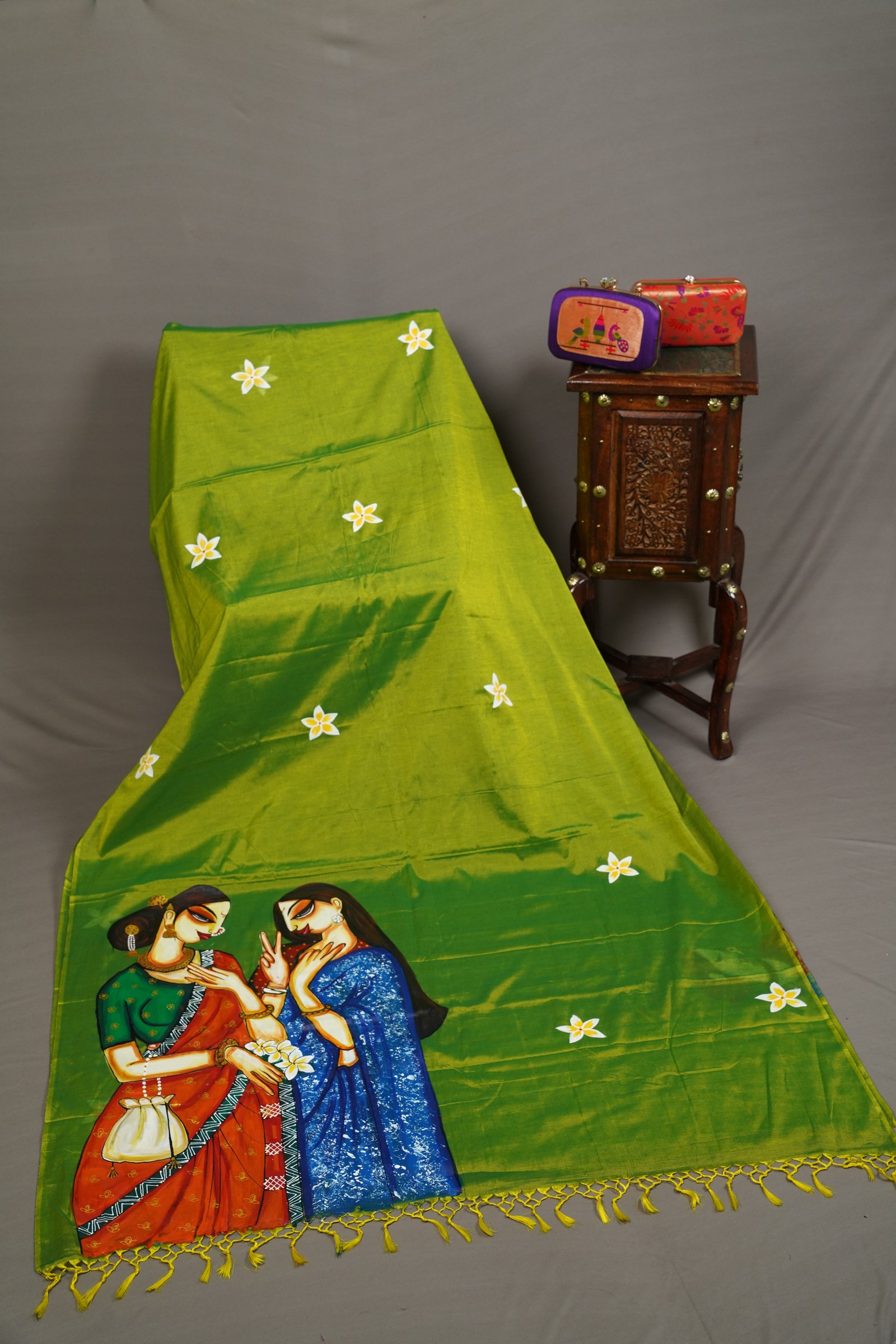 Hand Painted Saree