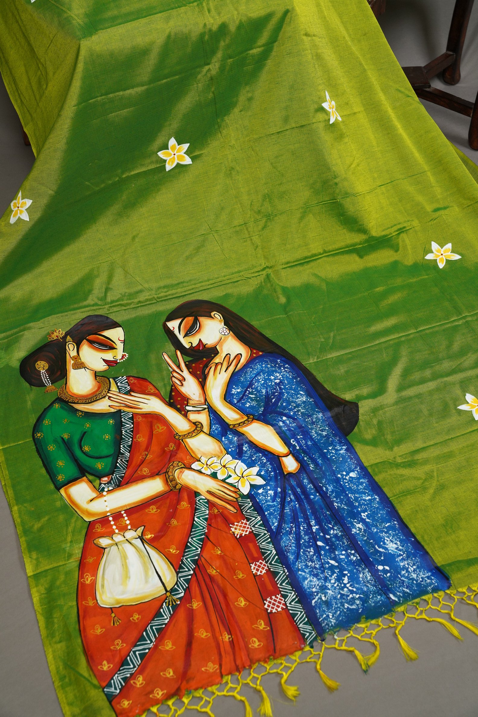 HAND PAINTED SAREE