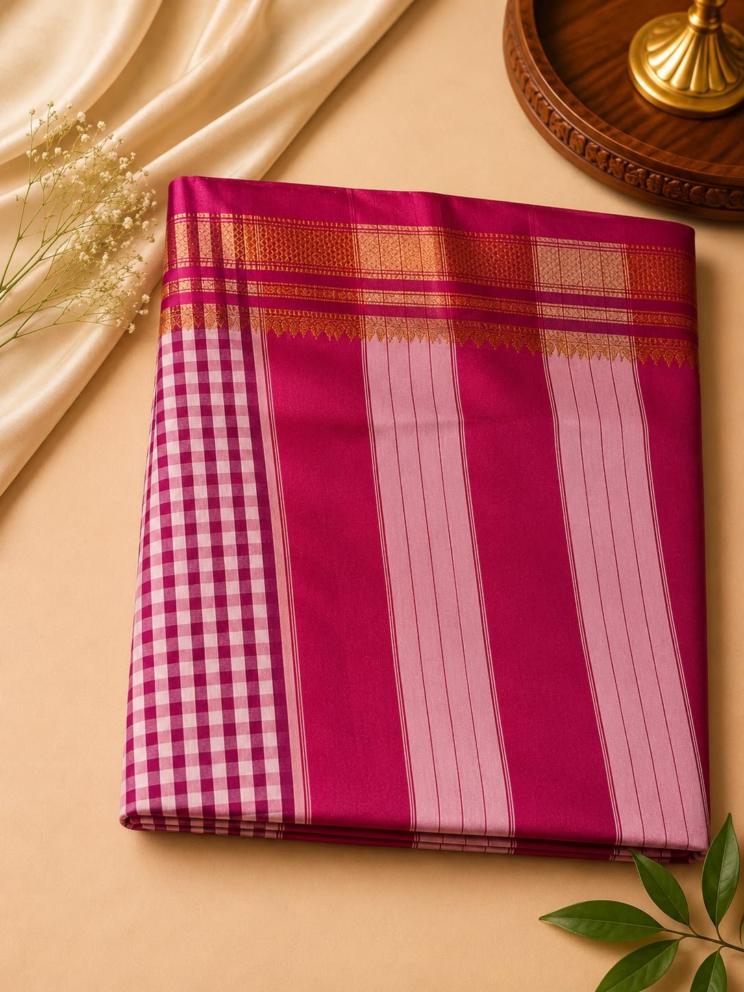 CHECKS SAREE