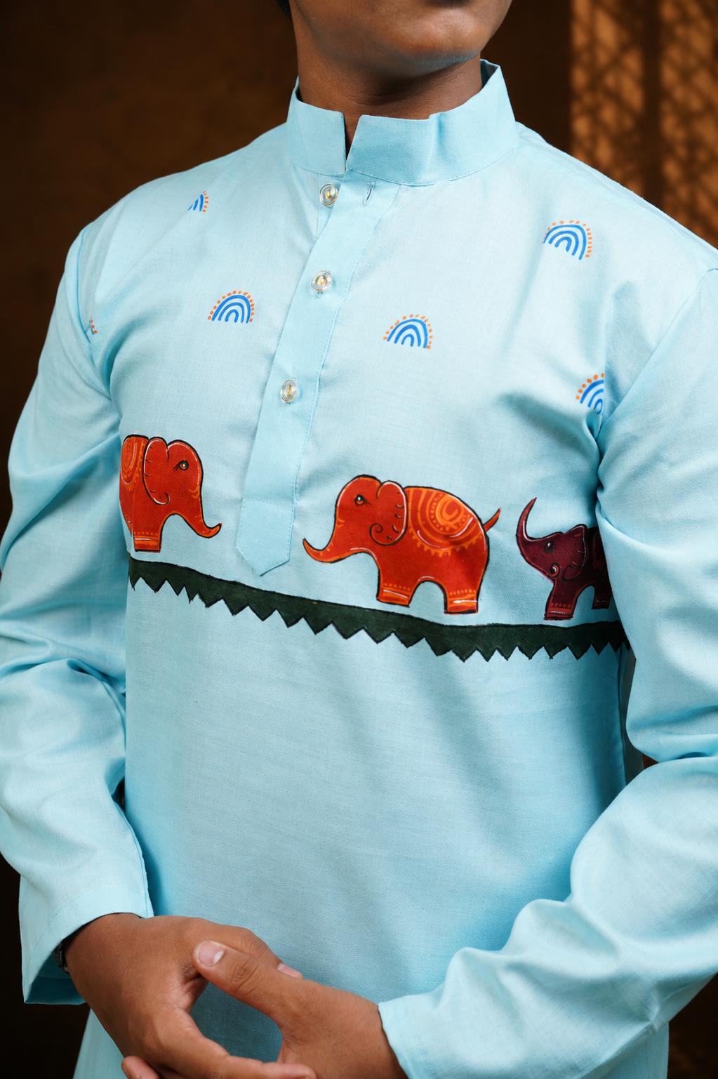 HAND PAINTED KURTA