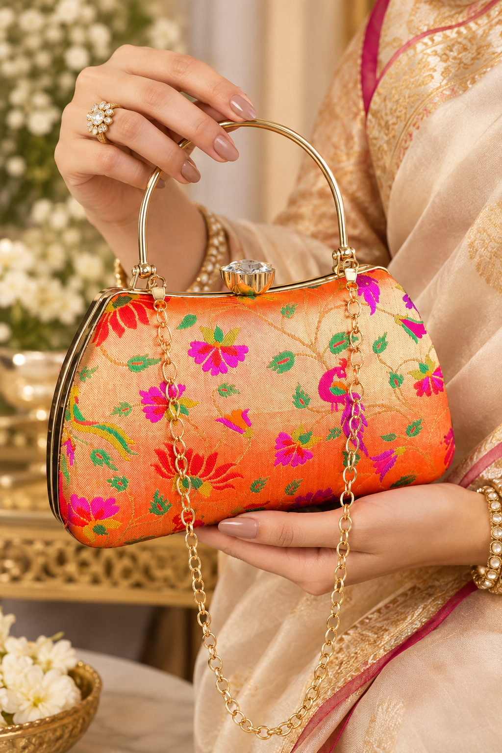 PAITHANI CLUTCH