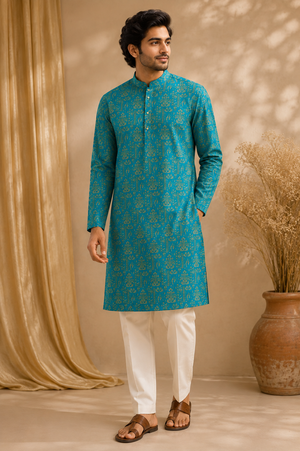 COTTON ETHNIC KURTA
