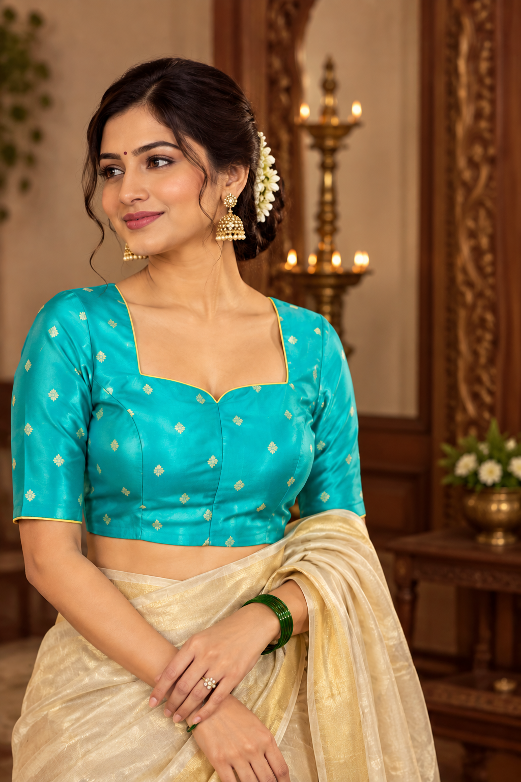 BROCADE BLOUSE