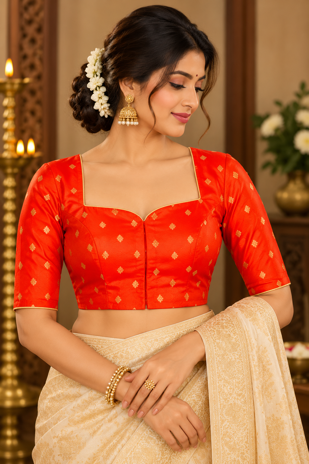 BROCADE BLOUSE